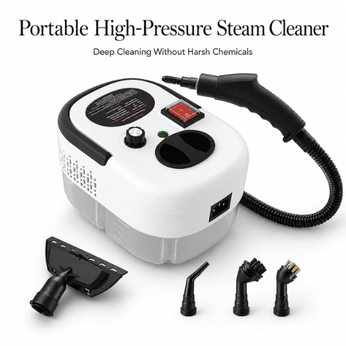 Portable Steam Cleaner Deep Clean Hard-to-Reach Areas without hours of scrubbing