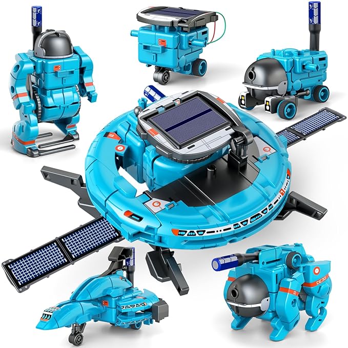 6-In-1 Space Solar Robots Kit