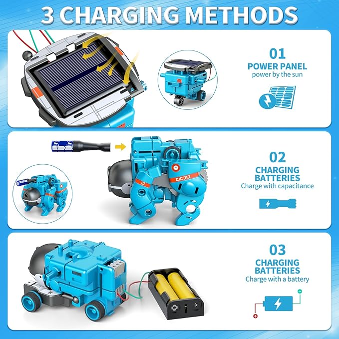 6-In-1 Space Solar Robots Kit