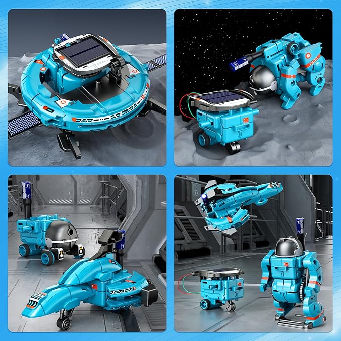 6-In-1 Space Solar Robots Kit