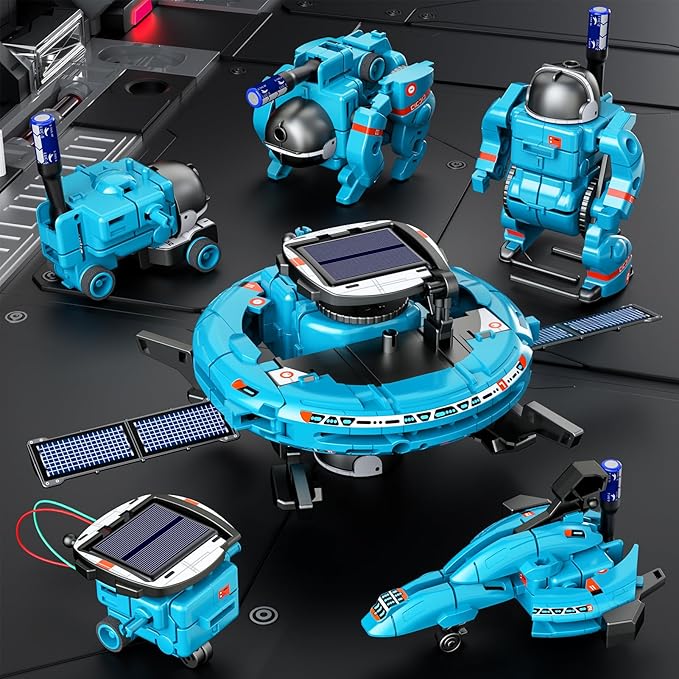 6-In-1 Space Solar Robots Kit