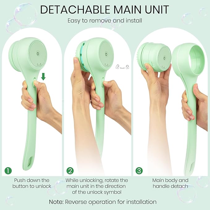 Rechargeable Electric Body Bath Brush