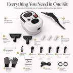 Portable Steam Cleaner Deep Clean Hard-to-Reach Areas without hours of scrubbing