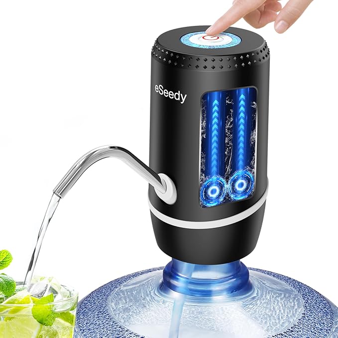 USB Rechargeable Water Pump for 5 Gallon Bottles – Portable Dispenser